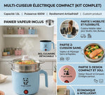 Charger l'image dans la galerie, Mini Marmite Électrique MultLa liberté culinaire, n'importe où et n'importe quandifonction