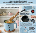 Charger l'image dans la galerie, Mini Marmite Électrique MultLa liberté culinaire, n'importe où et n'importe quandifonction
