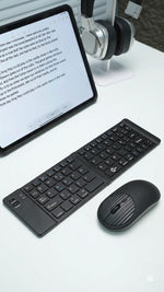 Charger l'image dans la galerie, clavier Bluetooth pliable à deux + Souris
